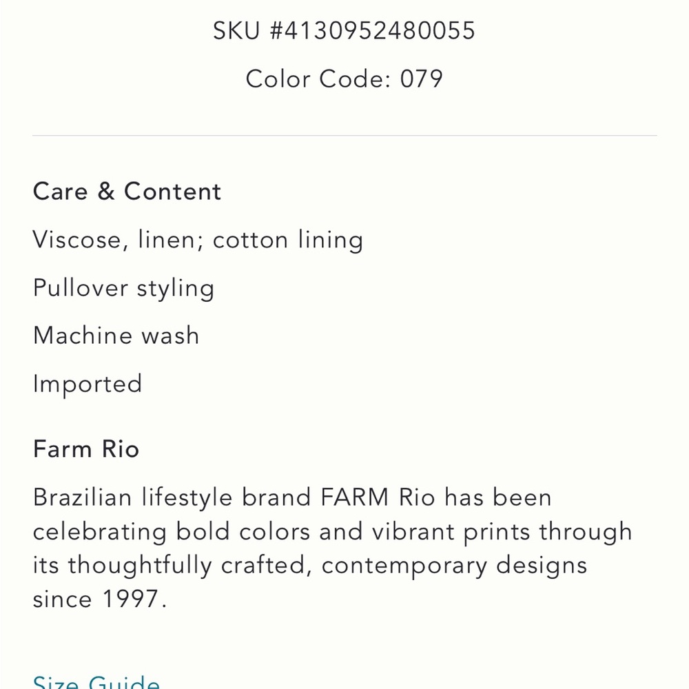 Farm Rio Halter Cutout Dress Anthropologie Scarf Beach Starfish Peach XL NWT - Picture 5 of 8